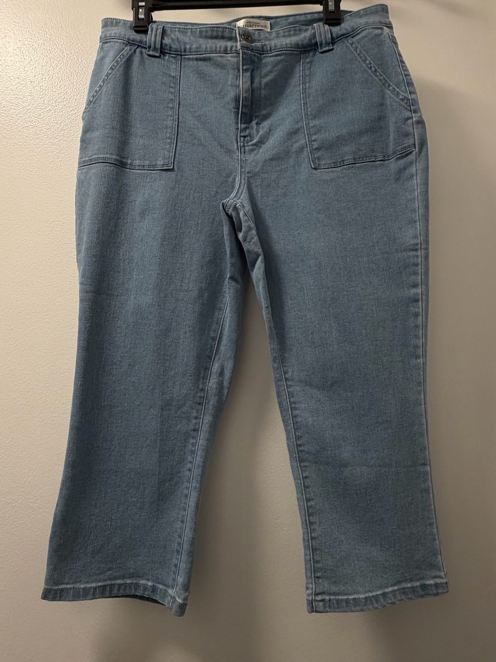 Northern Reflections Light Wash Crop Jeans 12 Petite